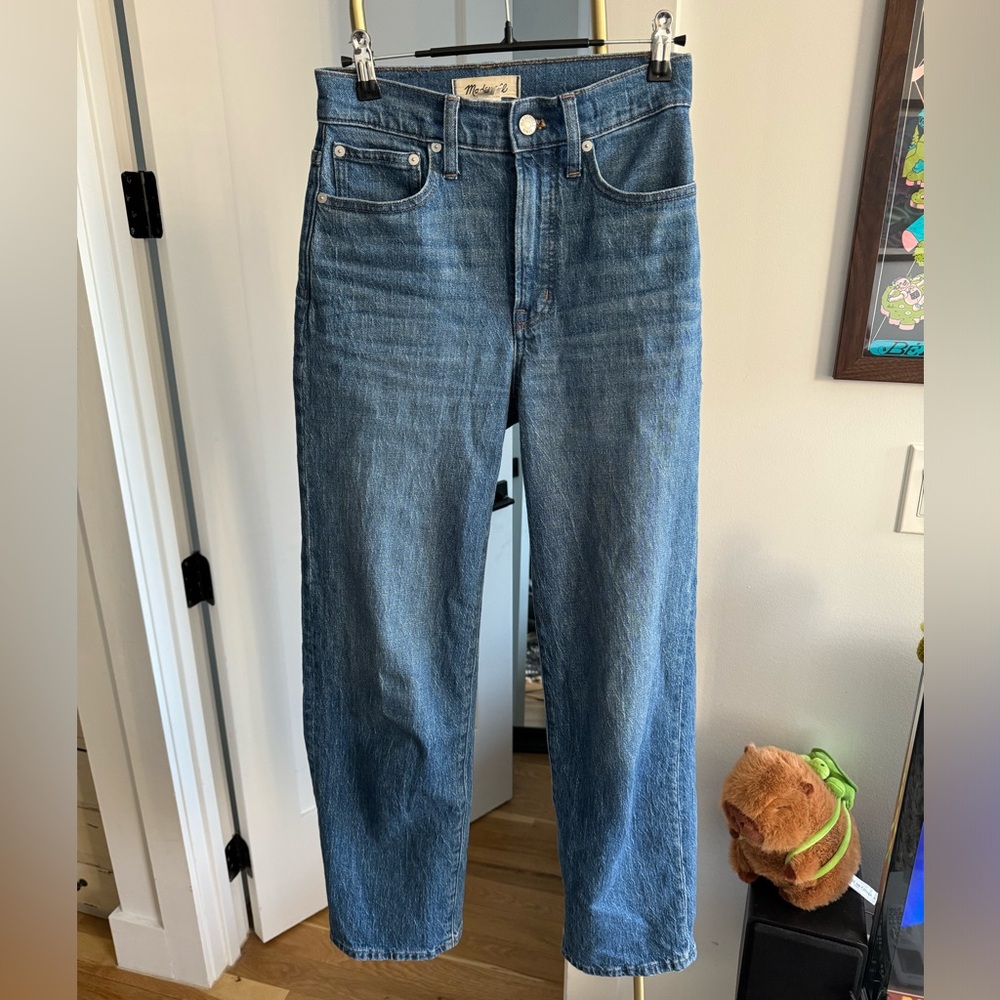 Madewell high rise jeans medium wash